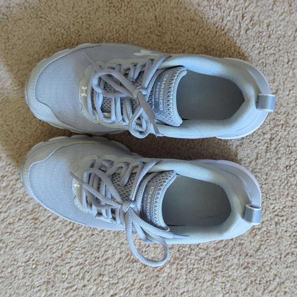 Gray Under Armour sneakers